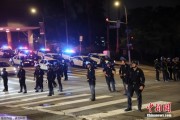 九江约200名海军陆战队士兵进驻洛杉矶 开始执行警戒守卫任务
